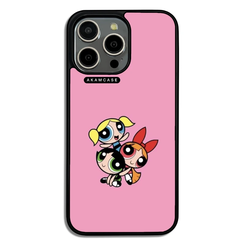 کاور آکام مدل AMCWA15PROMAX-POWERPUFF GIRLS11 مناسب برای گوشی موبایل اپل iPhone 15 Pro Max