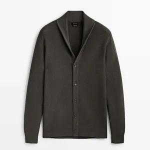 ژاکت مردانه ماسیمو دوتی مدل TEXTURED KNIT CARDIGAN