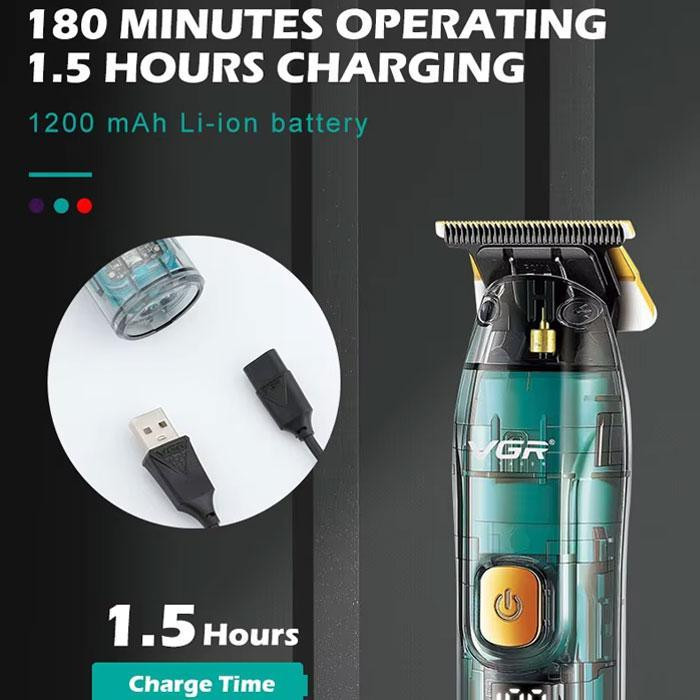 ست ماشین اصلاح موی صورت و بدن وی جی ار مدل V-961