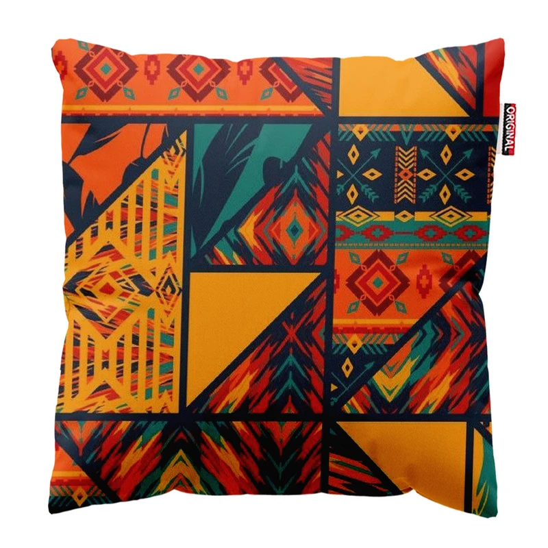 کوسن پاد آفرین مدل سنتی رنگی خاص کد 19 سایز 30*30 سانتی متر