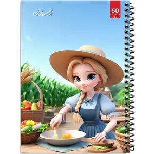 دفتر نقاشی 50 برگ انتشارات بله طرح دخترانه کد A4-L812