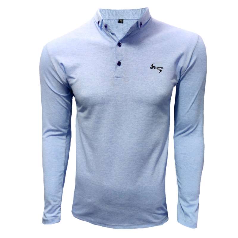 پولوشرت آستین بلند مردانه مدل MTPOLB