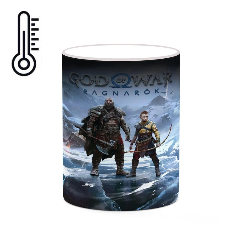 ماگ حرارتی کاکتی طرح گاد آف وار God Of War مدل mgh40512