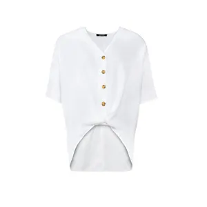 بلوز آستین سه ربع زنانه اسمارا مدل گره ای کد 8379957