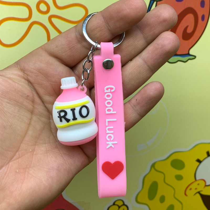 جاکلیدی مدل سیلیکونی طرح نوشیدنی Rio