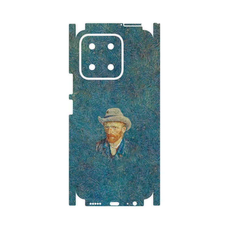 برچسب پوششی ماهوت مدل Self portrait with a gray felt hat-FullSkin مناسب برای گوشی موبایل آنر X5b Plus