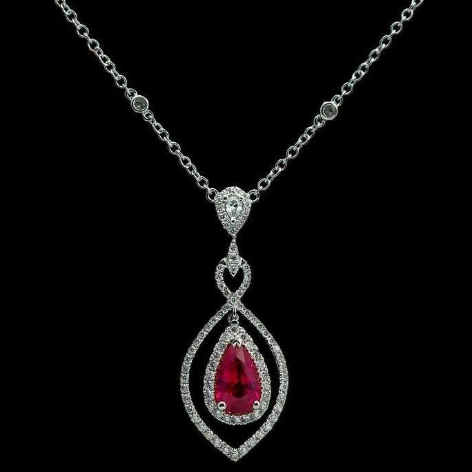 گردنبند نقره زنانه قیراط کد GH4218