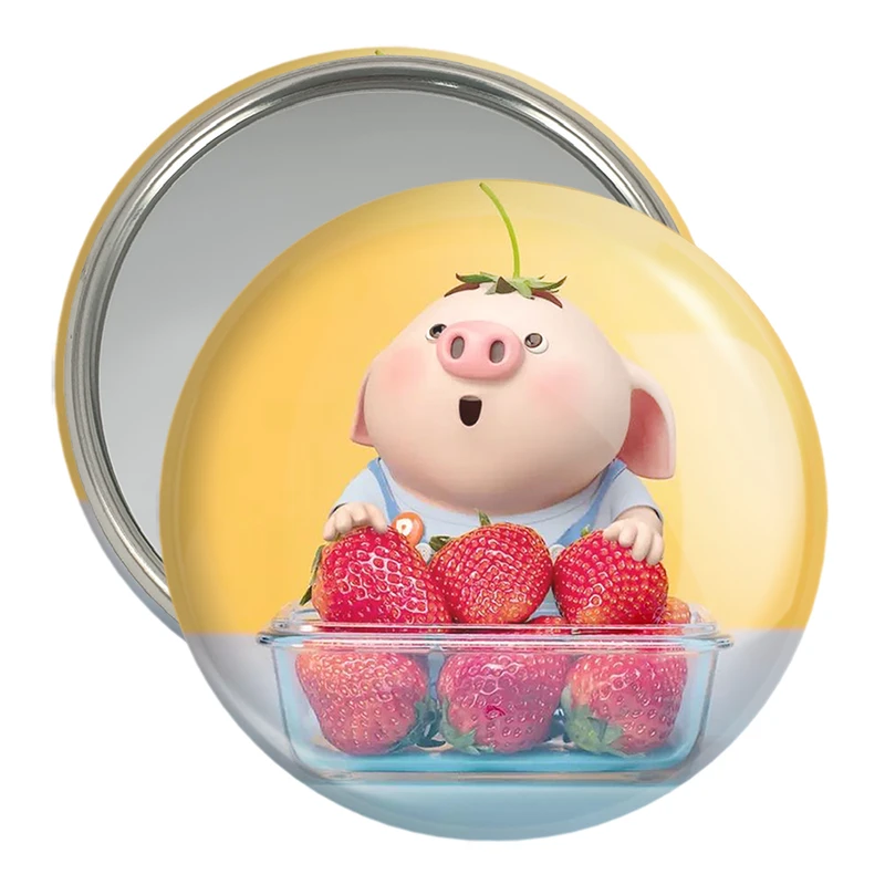 آینه جیبی خندالو مدل بچه خوک  کد 2966