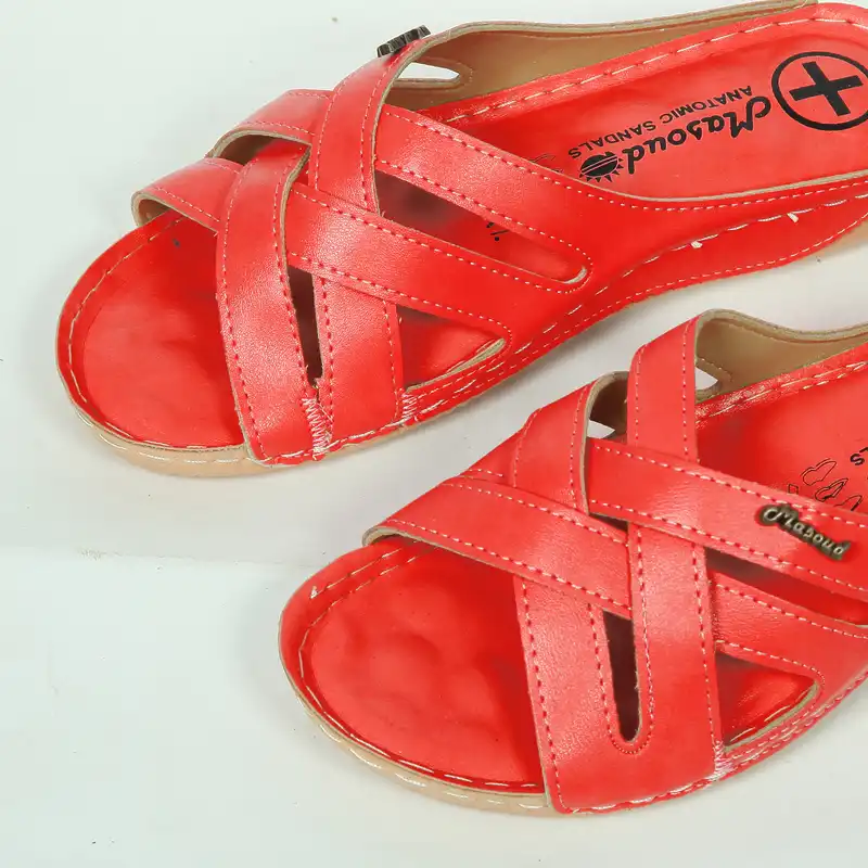 دمپایی زنانه مسعود مدل RED 22002