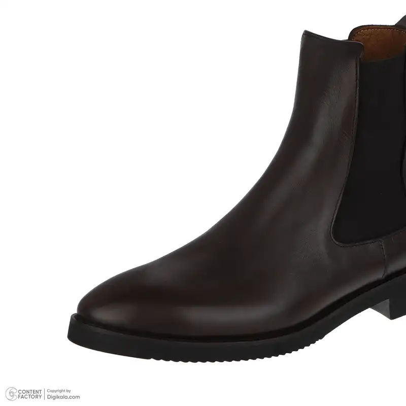 نیم بوت مردانه چرم مشهد مدل j6201-088