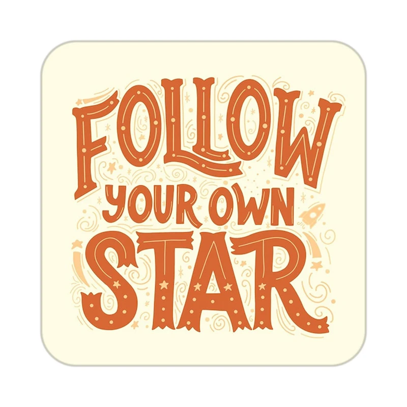 زیر لیوانی کاکتی طرح جملات انگیزشی و مثبت مدل mp24665