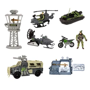 اسباب بازی جنگی مدل ست اسباب بازی جنگی طرح سرباز و تجهیزات مجموعه 8 عددی