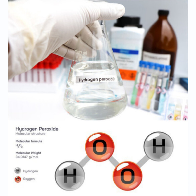 آب اکسیژنه ۳۵ درصد رفرنس کمیکالز مدل هیدروژن پراکسید حجم ۱۰۰۰ میلی لیتر