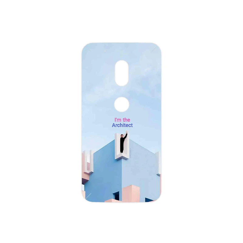 برچسب پوششی ماهوت مدل Architecture مناسب برای گوشی موبایل موتورولا Moto G4 Play