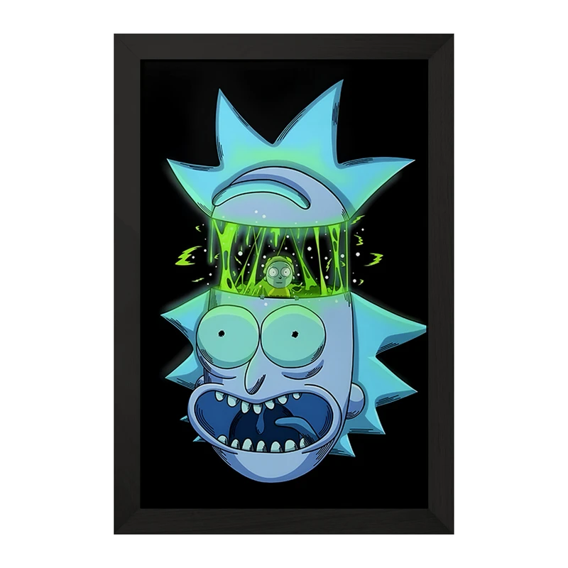 تابلو خندالو مدل ریک و مورتی (Rick and Morty) کد F4932
