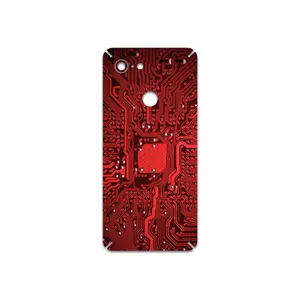 MAHOOT Red Printed Circuit Board Cover Sticker for Google Pixel 3