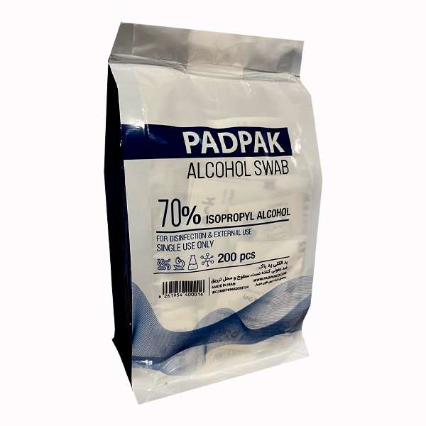 پد الکلی پد پاک مدل T200 بسته 200 عددی