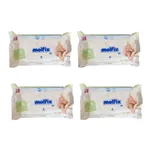 دستمال مرطوب کودک مولفیکس مدل Wet wipe مجموعه 4 عددی