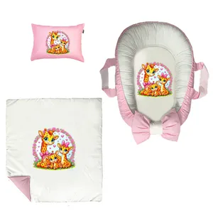 سرویس خواب 3 تکه نوزاد مدل زرافه ها کد DKBP84-set