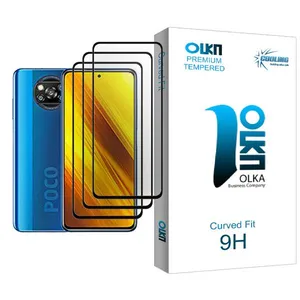 Cooling Olka Glass MIX003 Screen Protector For Xiaomi Poco X3 NFC Pack Of 3