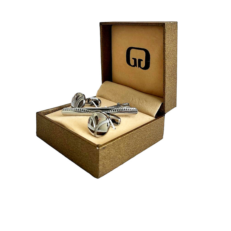 ست دکمه سردست و گیره کراوات مردانه مدل a2005