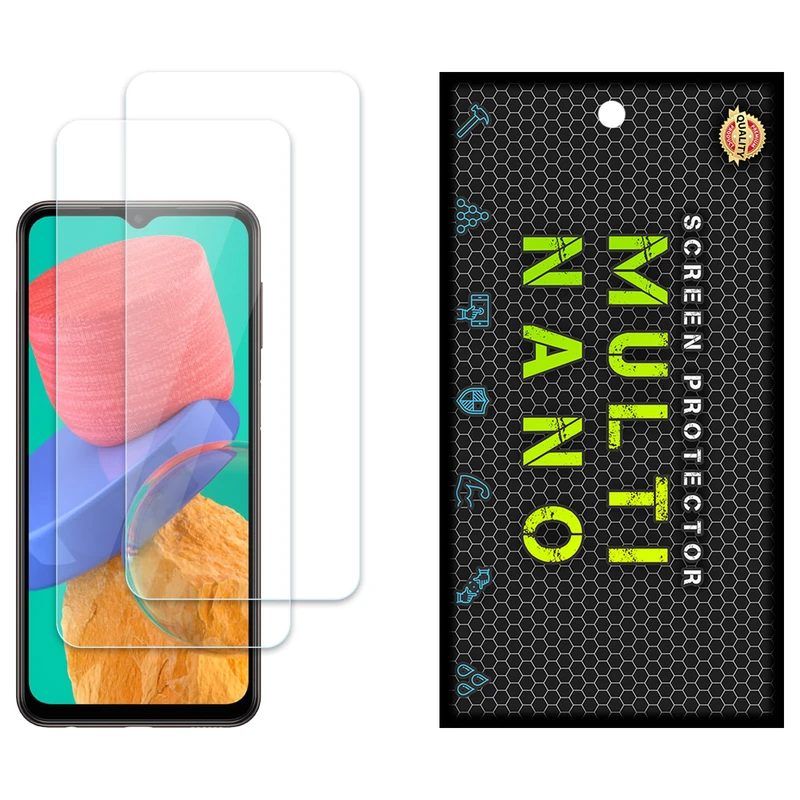 محافظ صفحه نمایش مولتی نانو مدل X-S2N مناسب برای گوشی موبایل سامسونگ Galaxy M33 بسته دو عددی