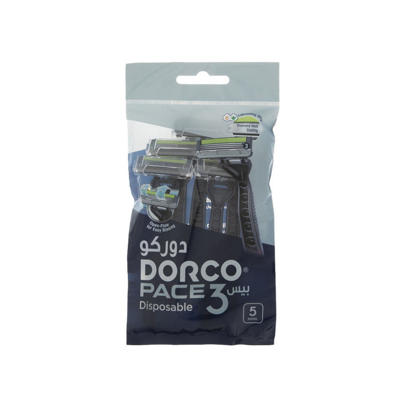 خود تراش دورکو مدل Pace 3 Disposable مجموعه 2 عددی
