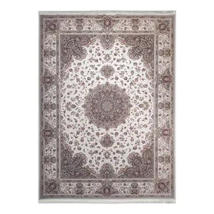 فرش ماشینی 1700 شانه فرش مشهد زمینه و حاشیه موشی کد 817261