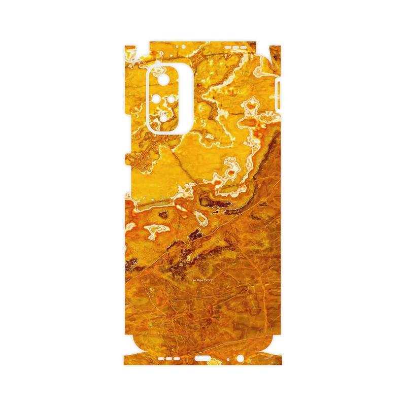 برچسب پوششی ماهوت مدل Gold Marble-FullSkin مناسب برای گوشی موبایل شیائومی Redmi Note 10s