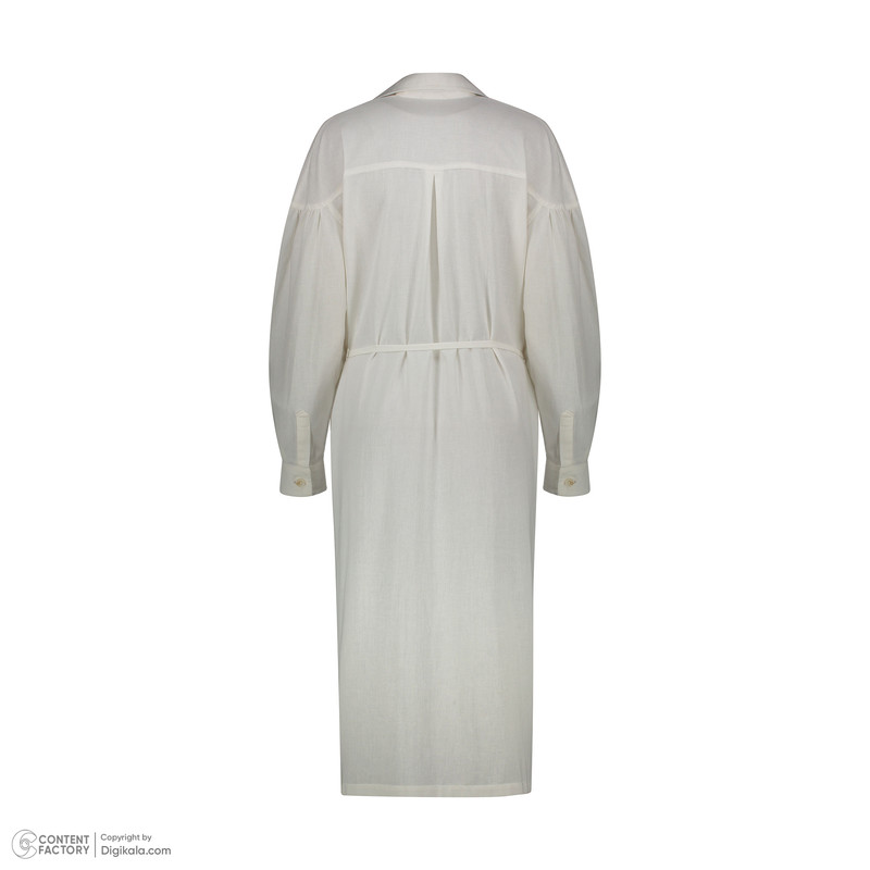 پیراهن زنانه دیجی استایل اسنشیال مدل 010 رنگ سفید