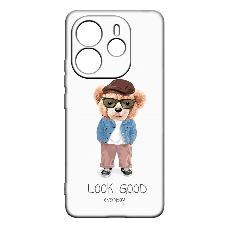 کاور طرح خرس کد 35 مناسب برای گوشی موبایل شیائومی Redmi Note 14 4G