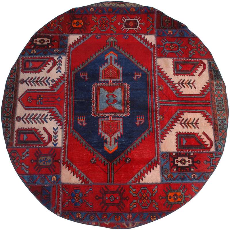 کلاژ فرش دستبافت یک متری فرش هریس کد 101744