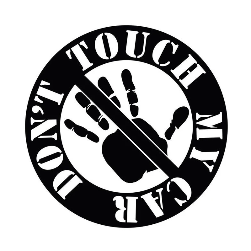برچسب بدنه خودرو شیپرس طرح DONT TOUCH کد Sd005M