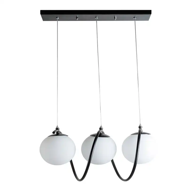 لوستر سه شعله چشمه نور کد A1263/3-WT