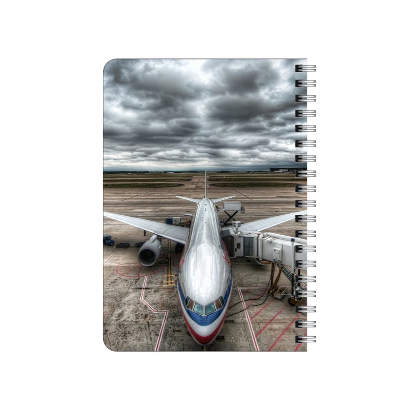 دفترچه یادداشت بامبیلیپ مدل چوبی طرح هواپیما کد 8790330