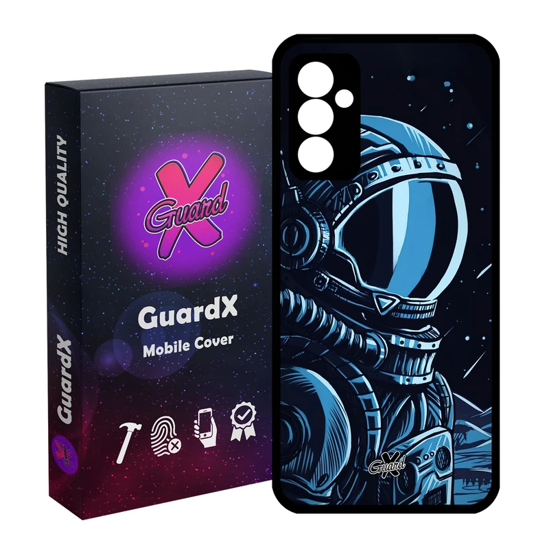 کاور گارد ایکس طرح فضانورد مدل Glass10473 مناسب برای گوشی موبایل سامسونگ Galaxy A14 / A14 5G
