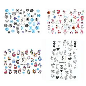 برچسب لنز ناخن رویاسنتر مدل w4.8 مجموعه 4 عددی