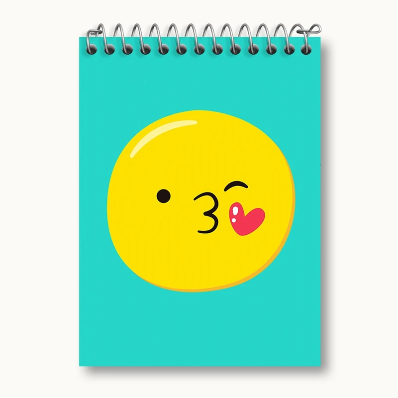 دفتر یادداشت 50 برگ خندالو مدل ایموجی Emoji کد 2994