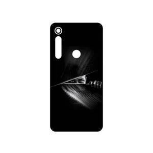 MAHOOT Black Portrait Cover Sticker for Motorola One Macro