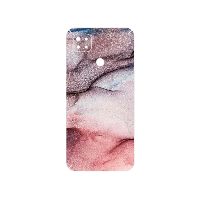 برچسب پوششی ماهوت مدل Smoky pink marble مناسب برای گوشی موبایل شیائومی Redmi 9 Activ
