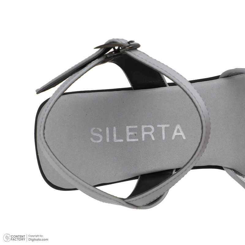 صندل زنانه سیلرتا مدل N18 رنگ نقره ای