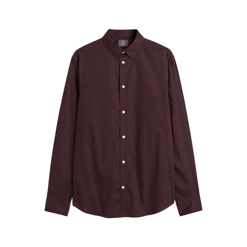 پیراهن آستین بلند مردانه اچ اند ام مدل 0976709010