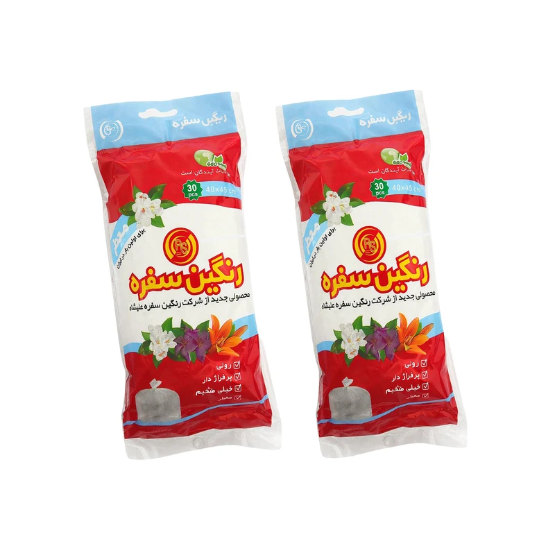 کیسه زباله مدل 02 رول 14 متری بسته 2 عددی