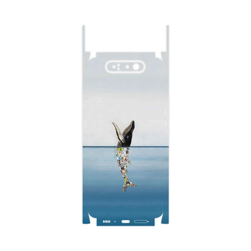 برچسب پوششی ماهوت مدل Collage of Sea Trash-FullSkin مناسب برای گوشی موبایل سامسونگ Galaxy A80