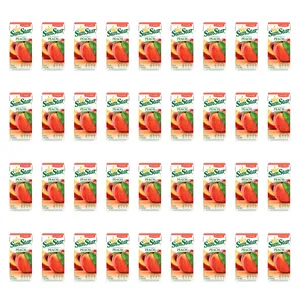 آبمیوه هلو سان استار - 200 میلی لیتر بسته 36 عددی