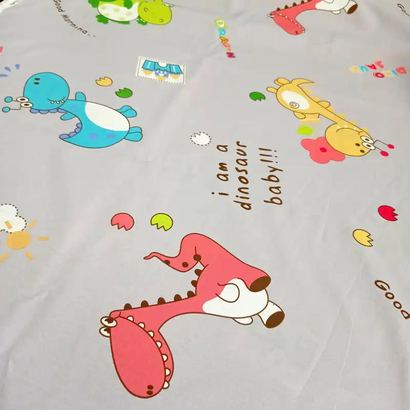 پارچه ملحفه مدل عروسکی بچگانه طرح دراگون کد A110_B