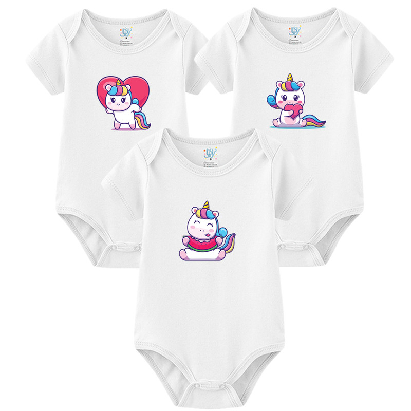 بادی نوزادی نیل کوک مدل Unicorn Summer Fun مجموعه 3 عددی