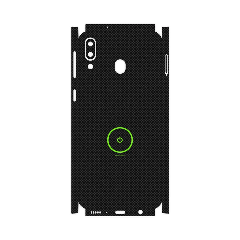 برچسب پوششی ماهوت مدل Minimal Power Button-FullSkin مناسب برای گوشی موبایل سامسونگ Galaxy M20