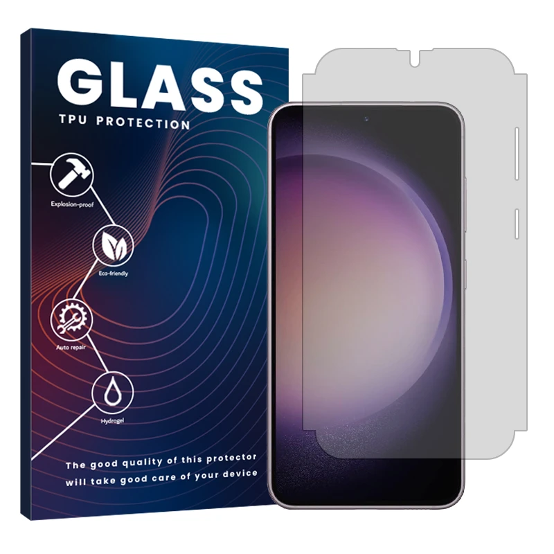 محافظ صفحه نمایش شفاف گلس مدل Resistant مناسب برای گوشی موبایل سامسونگ Galaxy S23 