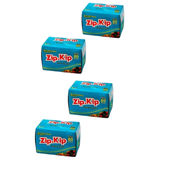 کیسه زیپ دار زیپ کیپ مدل E مجموعه 4 عددی